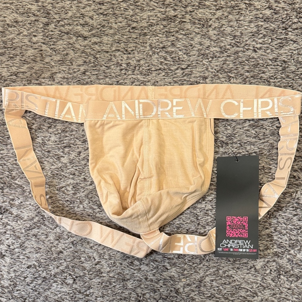 Andrew Christian Beige Men's Jockstrap